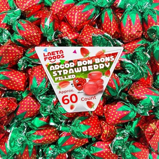 approximately 60 individually wrapped hard candies per 1-pound resealable-style bag