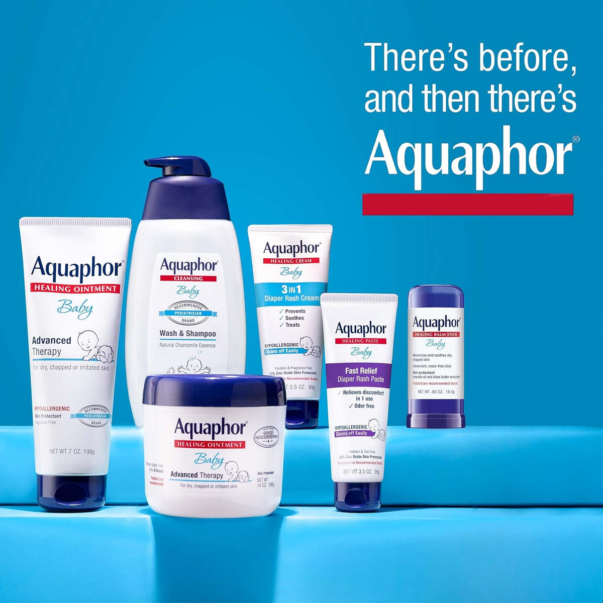 Aquaphor Baby Wash and Shampoo – Tear-Free and Free From Parabens for Sensitive Baby Skin, 25.4 Fl Oz