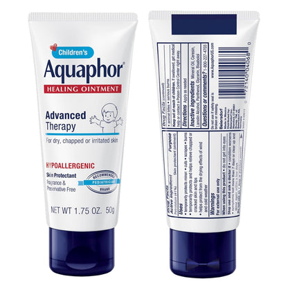 Aquaphor Children's Advanced Therapy Healing Ointment – Practical New Parent Gift and Baby Shower Essential, 1.75 Oz Travel Tube