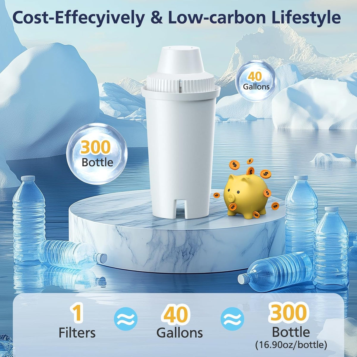 AquaShine Brita-Compatible Water Filters – Six-Month Stocking Stuffer for Eco-Conscious Friends