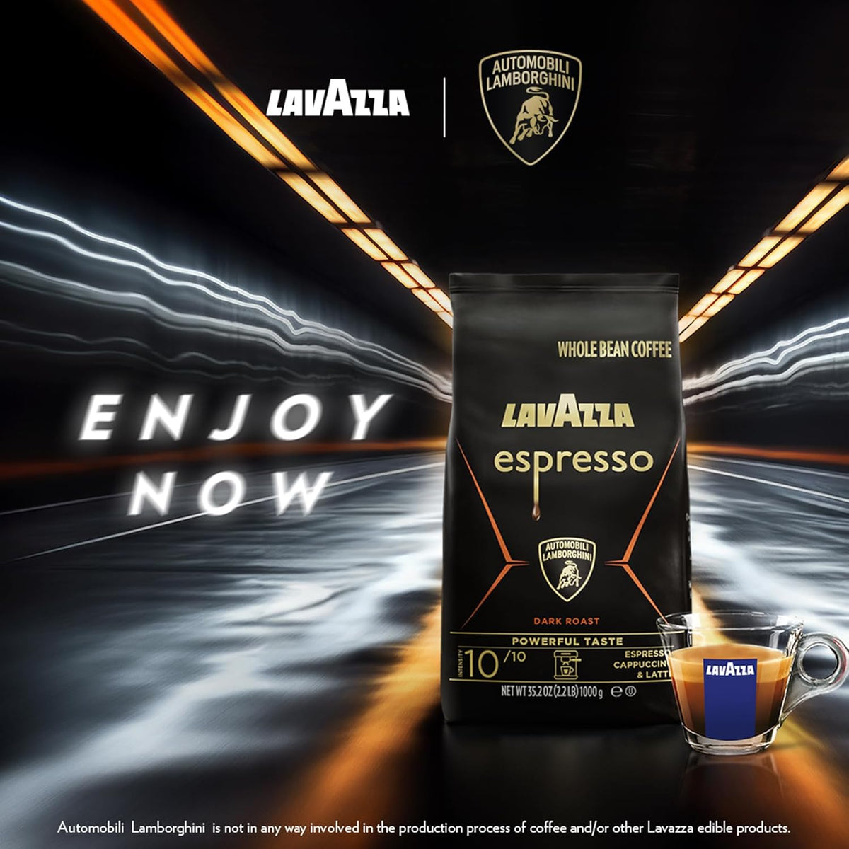 arabica and robusta blend for balanced crema and caffeine