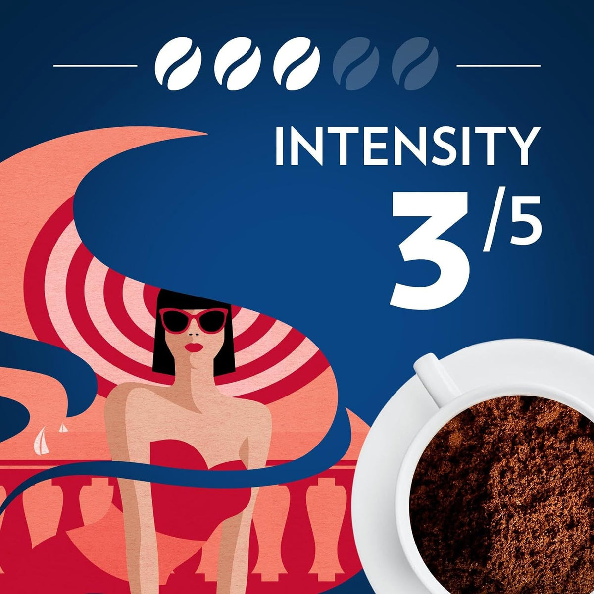 arabica and robusta blend sourced from south america and africa