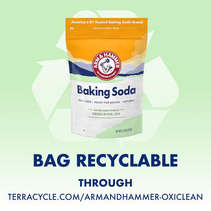 ARM & HAMMER Baking Soda, 7 Lb Resealable Bag — Parent-Approved Pantry Staple for Cooking and Kids' Crafts