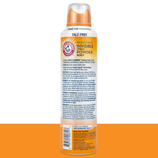 arm & hammer baking soda + fresh guard technology for odor neutralization