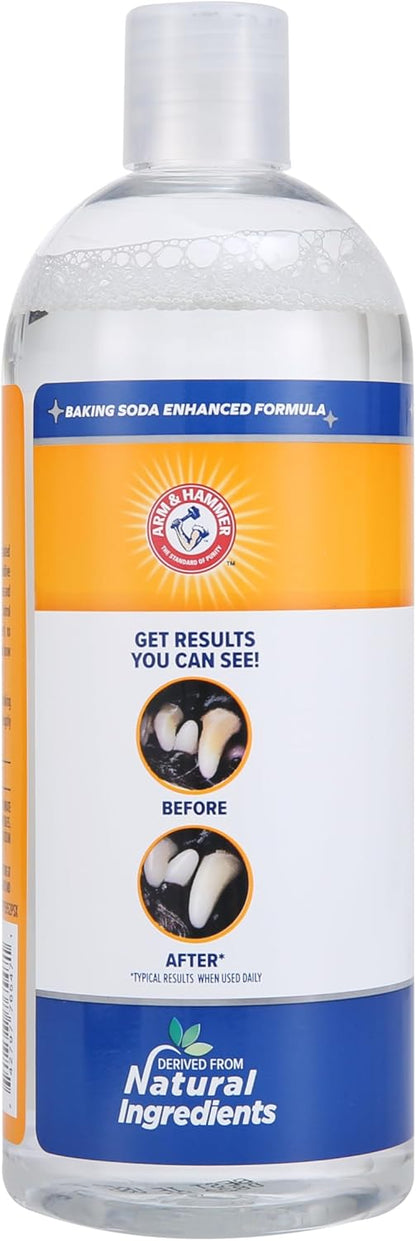 Arm & Hammer Odorless Dog Water Additive – Quick Add-and-Go Dental Care for Busy Owners