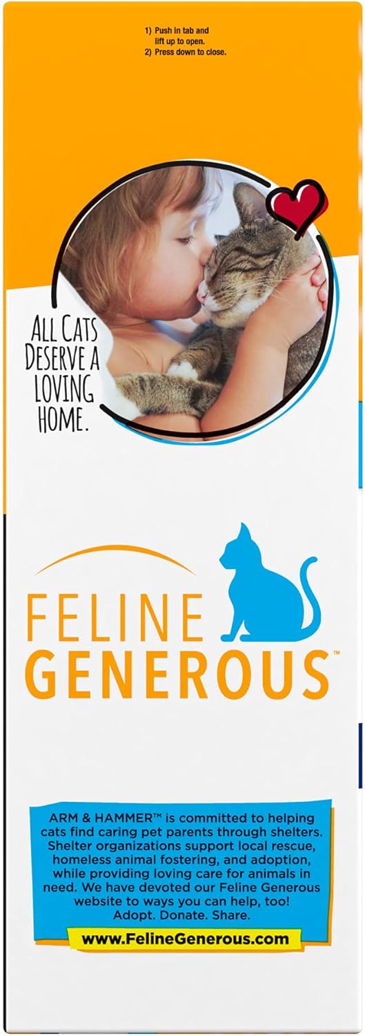 ARM & Hammer Ultra Last Unscented Litter – Gentle Baking Soda Formula for Sensitive Cat and Owner Wellness Spaces