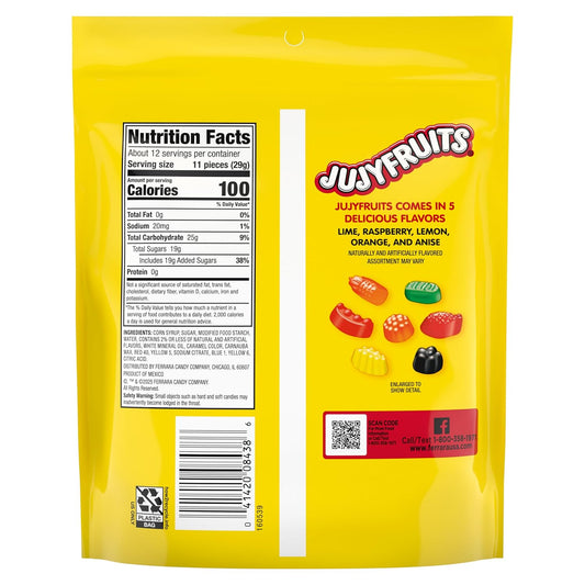 assorted five flavors: raspberry, licorice, lime, orange, and lemon