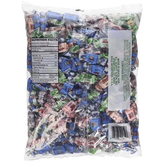 assorted fruit flavors in a single bag