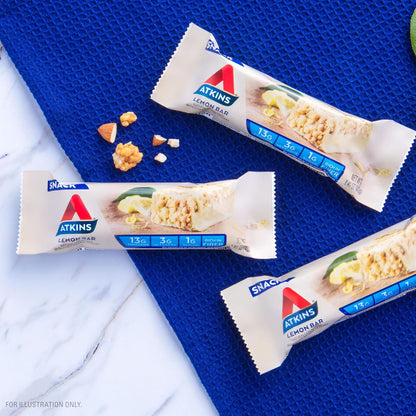 Atkins Caramel Chocolate Nut Roll Bar – Hiking and Trail Snack Bar, Durable High Protein Keto Fuel