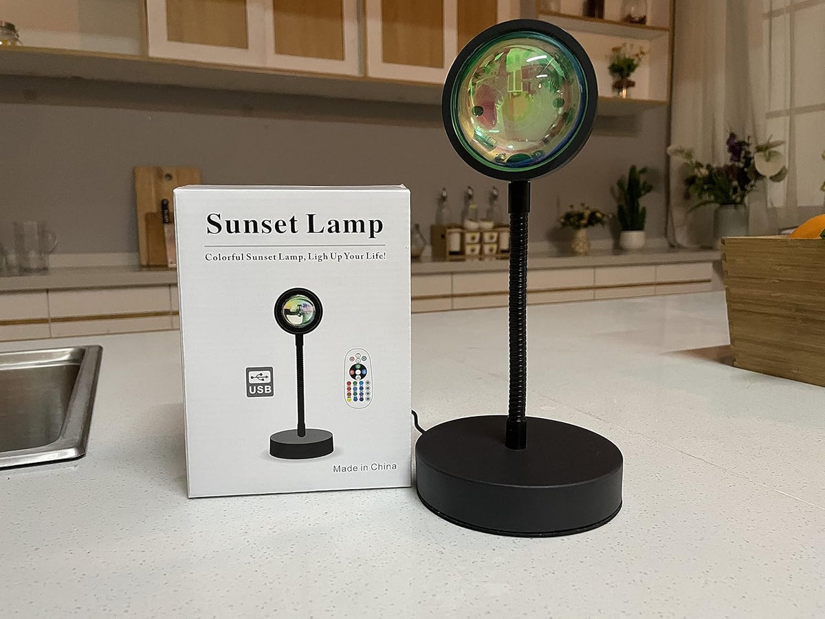 AuroraBeam Sun Lamp – Wind-Down Evening Ritual Light for Bedroom, Soft Warm Sunset Glow