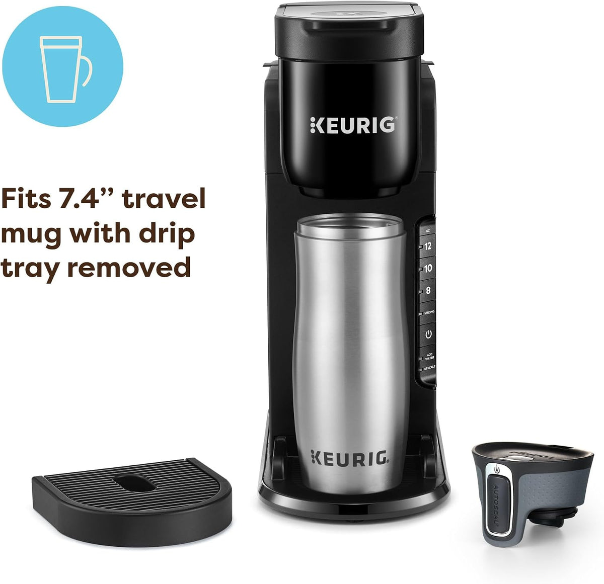 auto-off function that powers down 5 minutes after the last brew