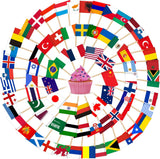 AhfuLife Country Flag Toothpicks – International-Themed Birthday Gift for World Cup Fans and Travel Lovers