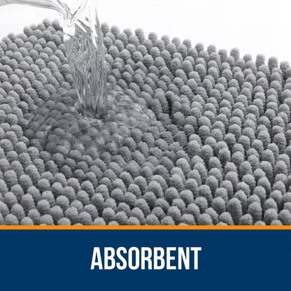 available in 20+ sizes including u-shaped contour rugs, 30x20 bath mats, runners up to 70 inches, and 70x46 area rugs