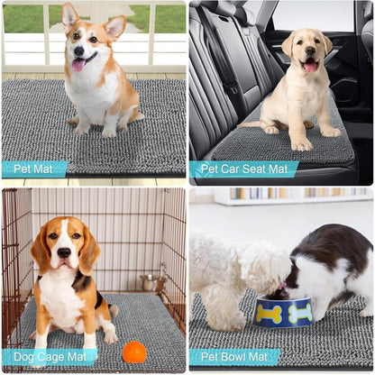 available in 22+ sizes from 24x16 to 70x35 inches and 40+ colors plus paw-print pattern