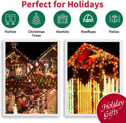 available in 29 color and wire combinations including warm white, multicolor, single colors, and themed mixes (red-green-clear, red-white-blue, pink-clear, orange-purple-green)