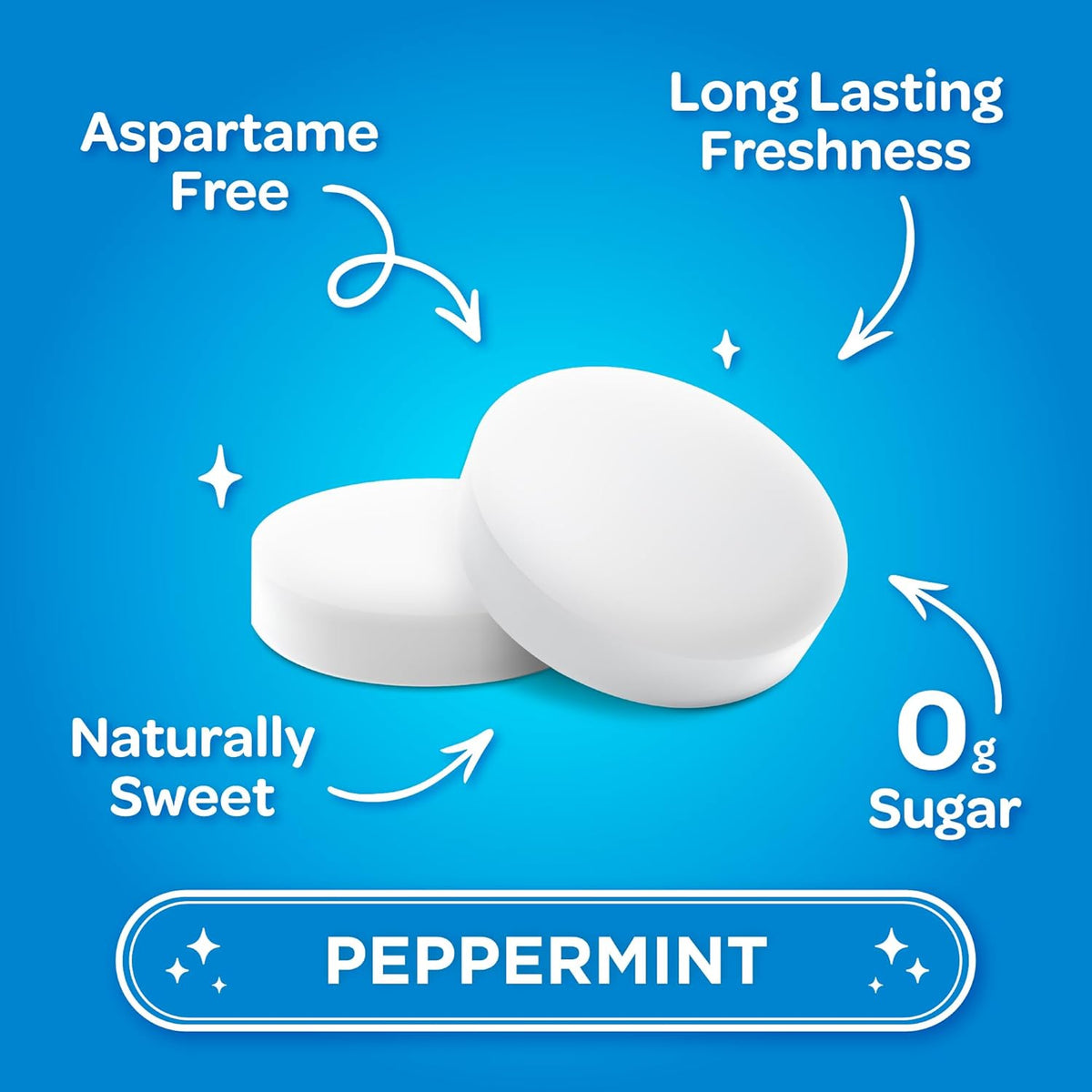 available in 30-count tins and 65-count jars, sold in packs of 1, 2, 3, or 5