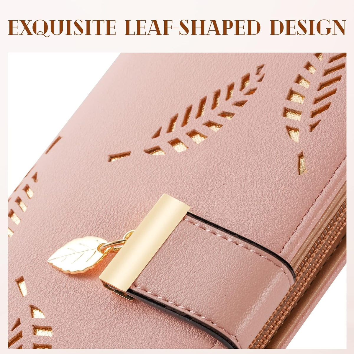 available in 5 color variants: black, brown, khaki, pink, and blue