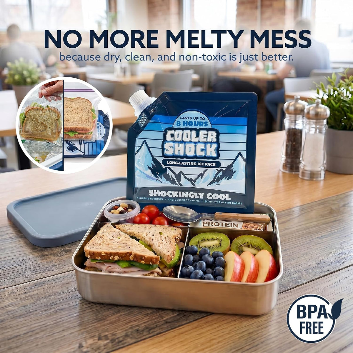 available in 8 variants: small/medium/large sizes, 2/3/4/5-pack counts, optional carrying handle, and prefilled format