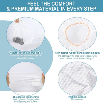 available in bulk quantities (20-piece and 50-piece packs) and multiple colors (clear, blue, pink)