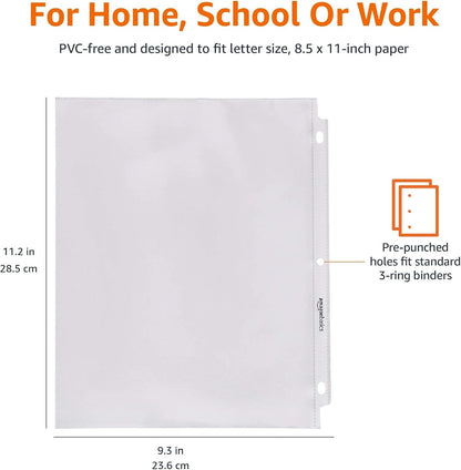 available in clear and non-glare finishes across 5 pack sizes (100 to 2000)