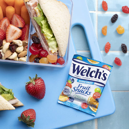 available in four flavor varieties: mixed fruit, berries 'n cherries, fruit punch & island fruits, and strawberry