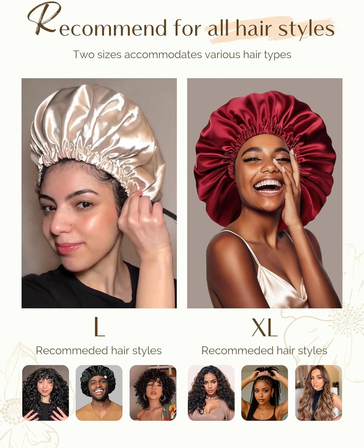 available in large and x-large sizes