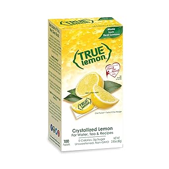 available in lemon, original, and peach flavor variations across multiple pack sizes (0.03 oz singles up to 2.82 oz bulk)