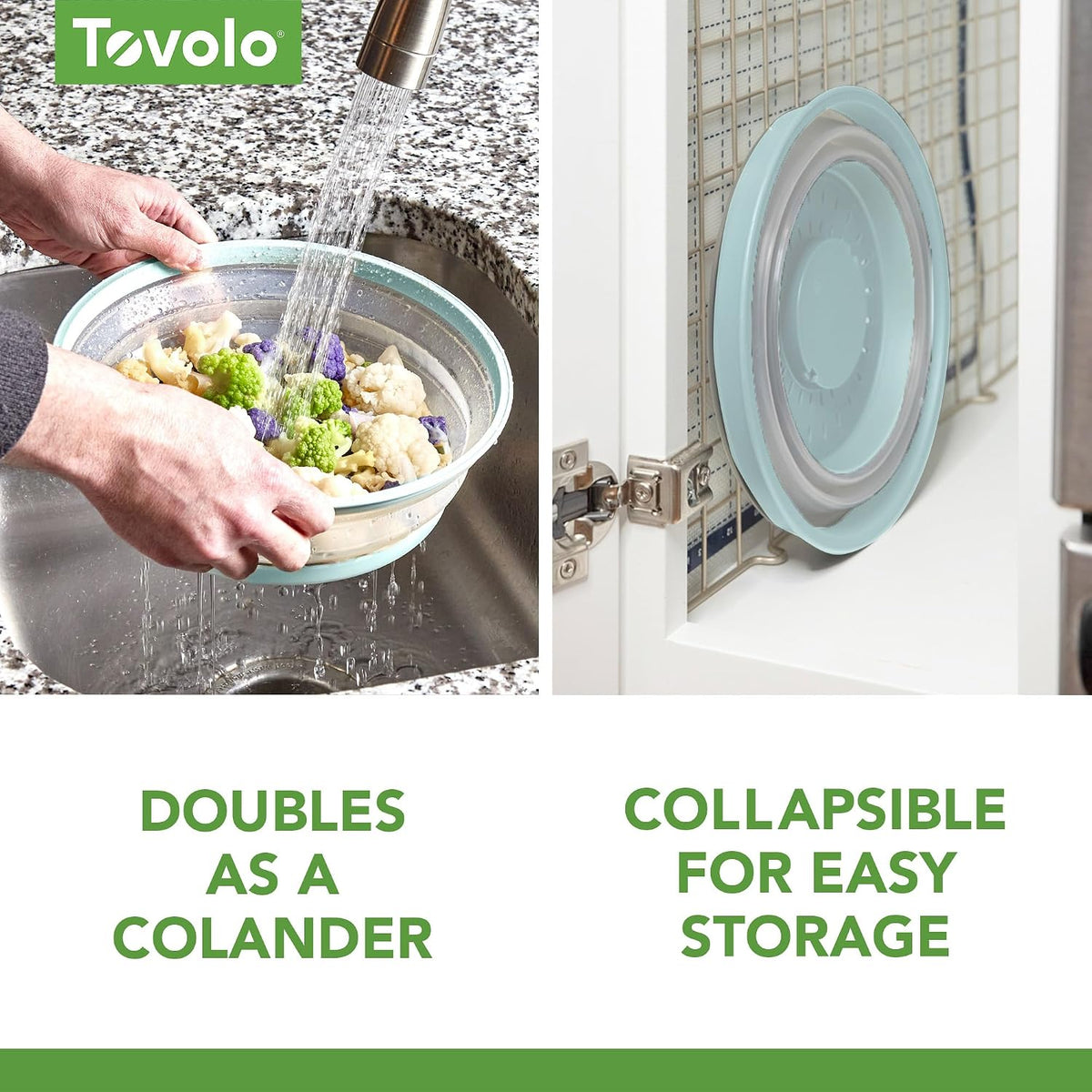 available in small (8 inch), medium (10 inch), and large (13 inch) to fit different plates, bowls, and tall dishes