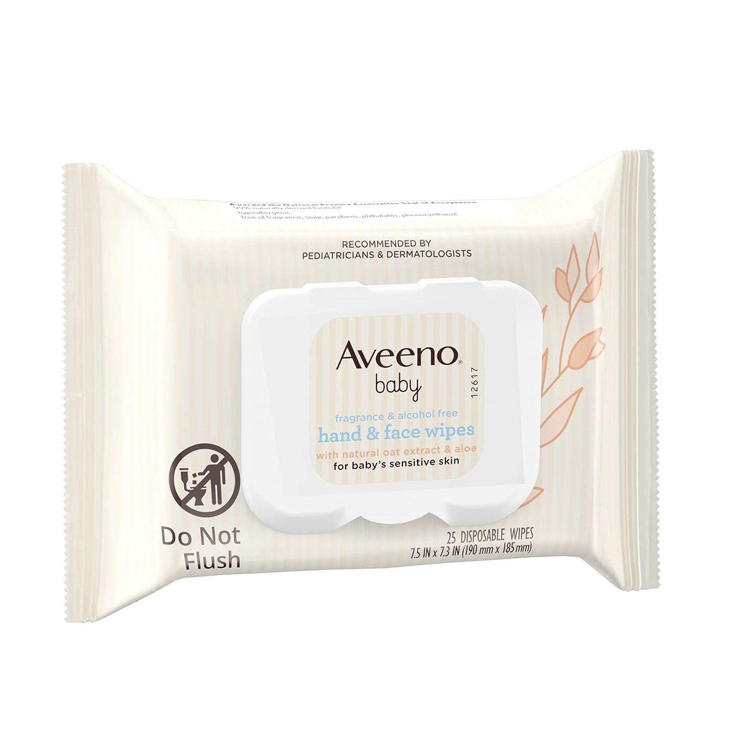 Aveeno Baby Safe-Formula Hand & Face Wipes – Chemical-Free Cleaning for Sensitive Baby Skin