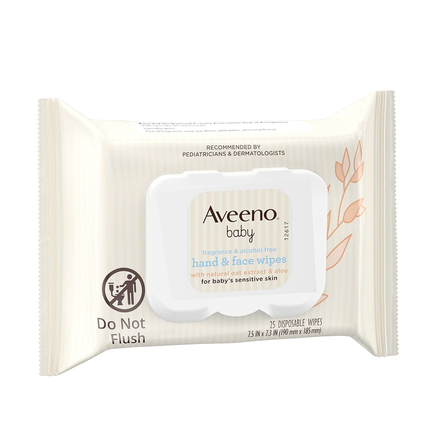 Aveeno Baby Safe-Formula Hand & Face Wipes – Chemical-Free Cleaning for Sensitive Baby Skin