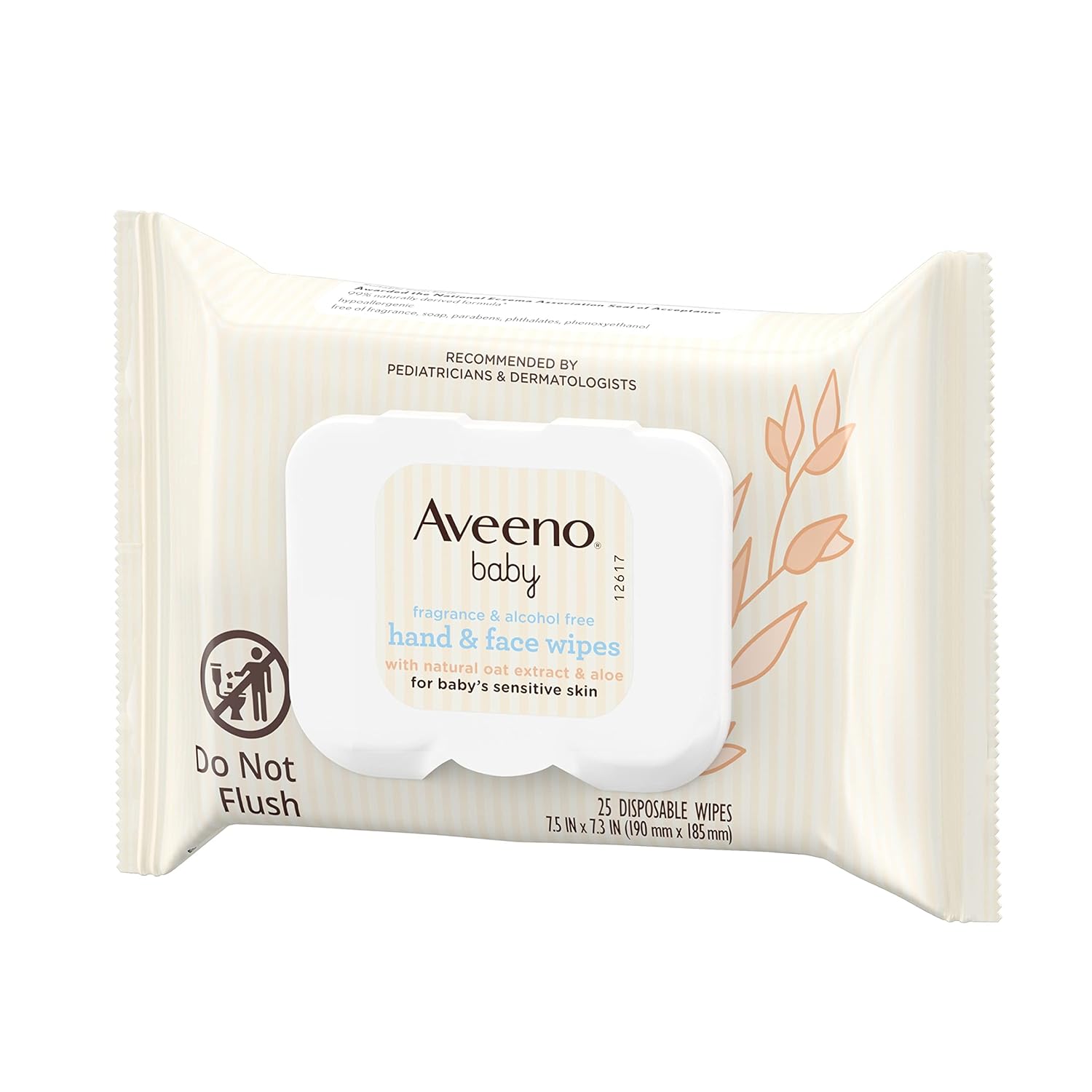 Aveeno Baby Safe-Formula Hand & Face Wipes – Chemical-Free Cleaning for Sensitive Baby Skin
