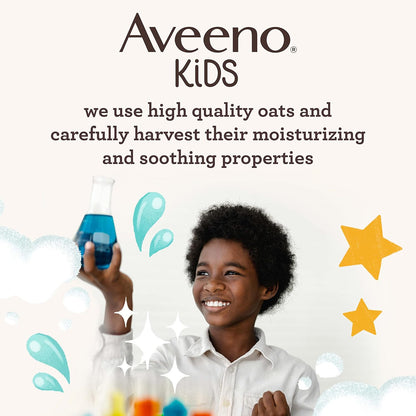 Aveeno Kids 2-in-1 Shampoo & Conditioner, Tear-Free Safe Formula for Sensitive Young Skin