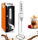 Rechargeable Frother with Stand - White