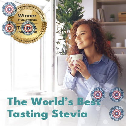 award-winning taste profile engineered to eliminate bitter stevia aftertaste