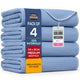 34x36 Inch (Pack of 4) - Blue