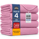 34x52 Inch (Pack of 4) - Pink