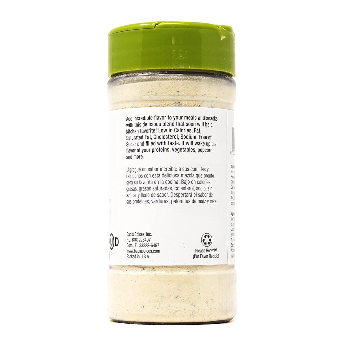 Badia Ranch Seasoning Powder, 5 oz – Quick Flavor Boost for Fast Weeknight Meal Prep