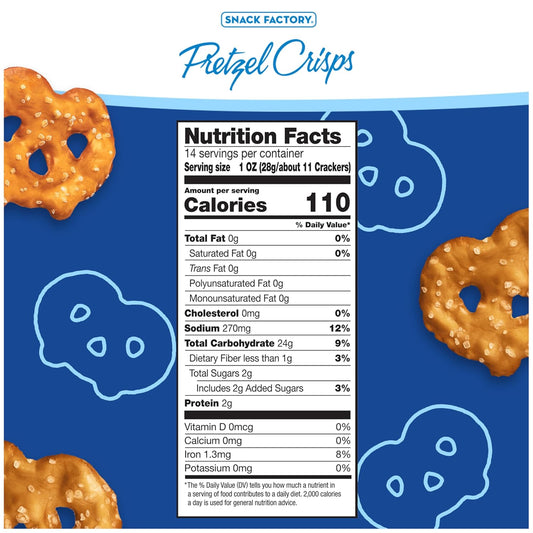 baked, lightly salted preparation for a hearty crunch