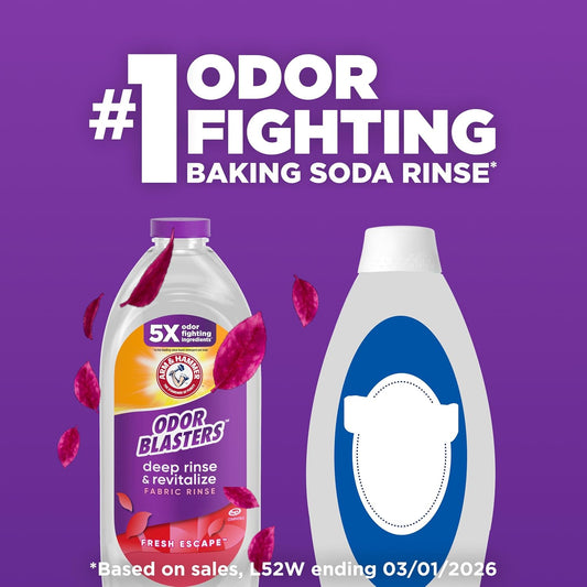 baking soda-based rinse formula powered by enhanced fragrance technology