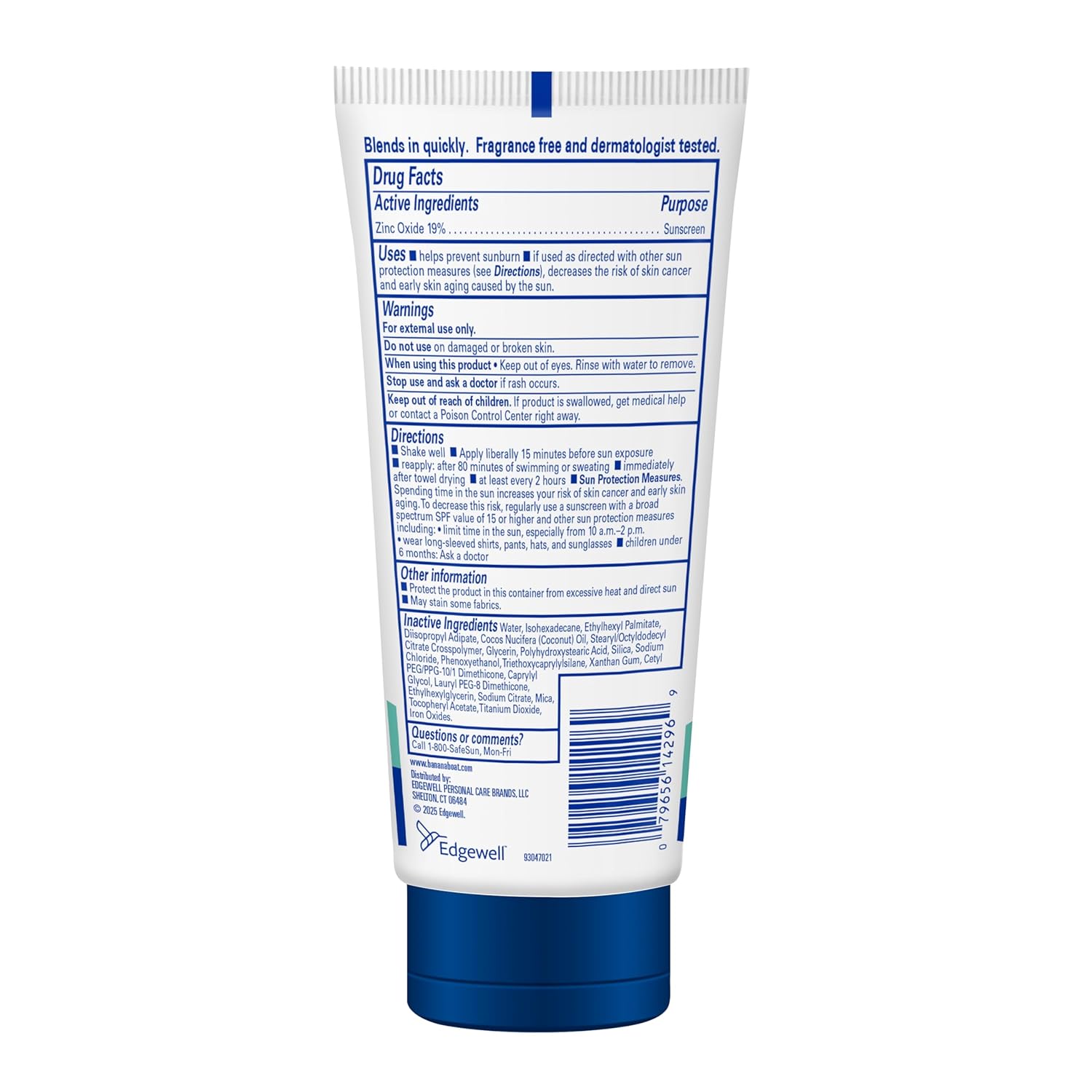 Banana Boat Mineral Sunscreen Lotion SPF 50 – Patio & Camping Sun Protection, Zinc Oxide Broad-Spectrum 80-Min Water Resistant Lotion