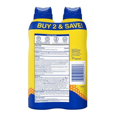 Banana Boat Sport Kids Sunscreen Spray SPF 50 | 80-Minute Water-Resistant Protection for Beach & Pool Days