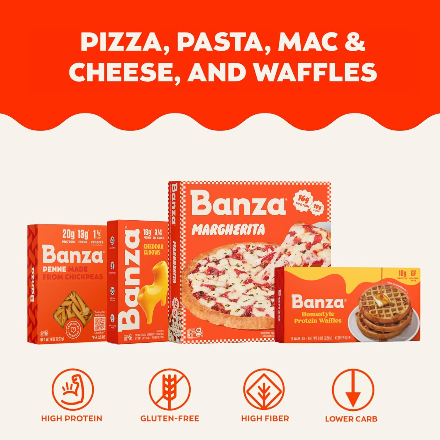 Banza Chickpea Spaghetti - High-Protein Gluten-Free Pasta for Clean Eating and Wellness Routines
