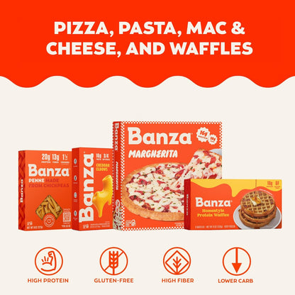 Banza Chickpea Spaghetti - High-Protein Gluten-Free Pasta for Clean Eating and Wellness Routines