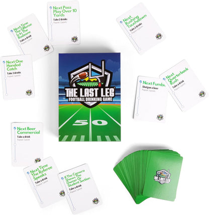 Beer Pressure The Last Leg - Rugged Football Party Game for Driveway Tailgates and Outdoor Game Day Setups, No Setup Required