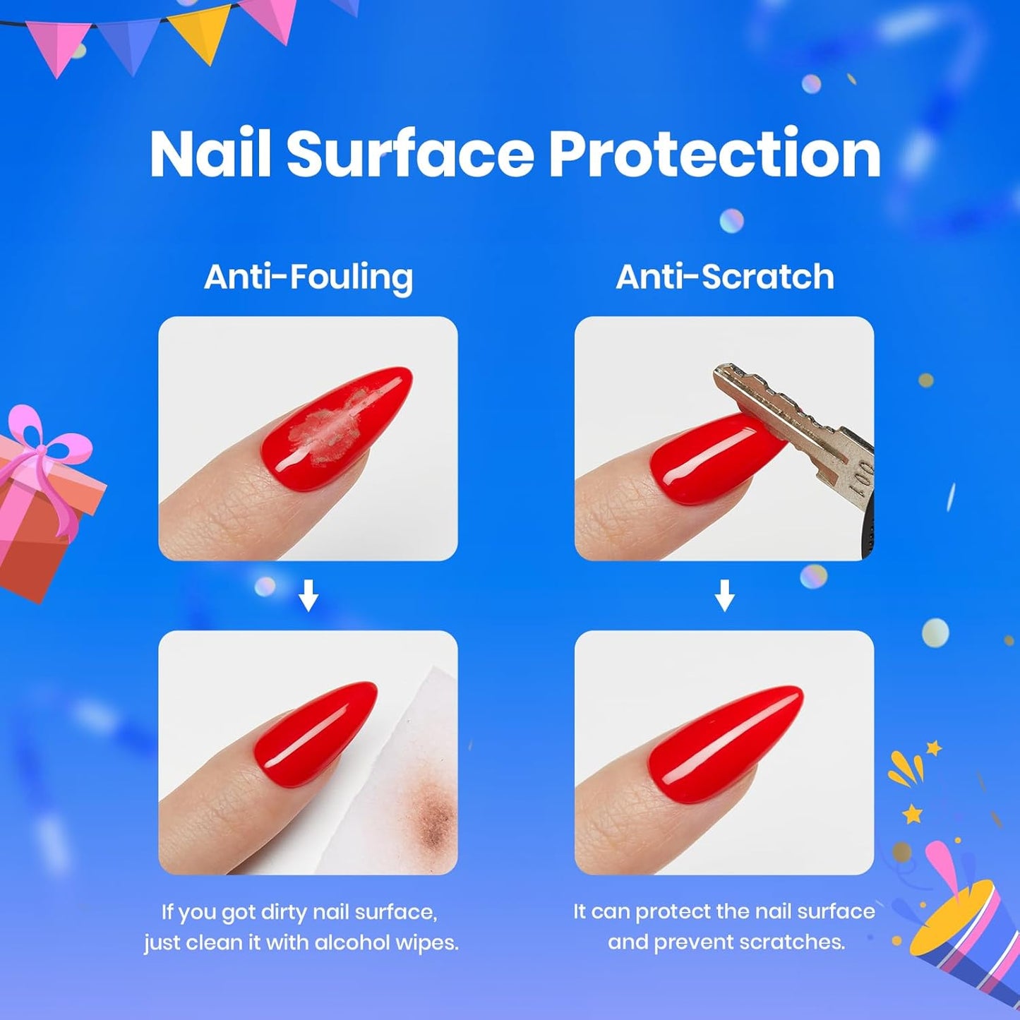 Beetles Low-Odor Gel Nail Set – Self-Care Manicure Ritual with Base Coat, White Polish and No Wipe Top Coat at Home