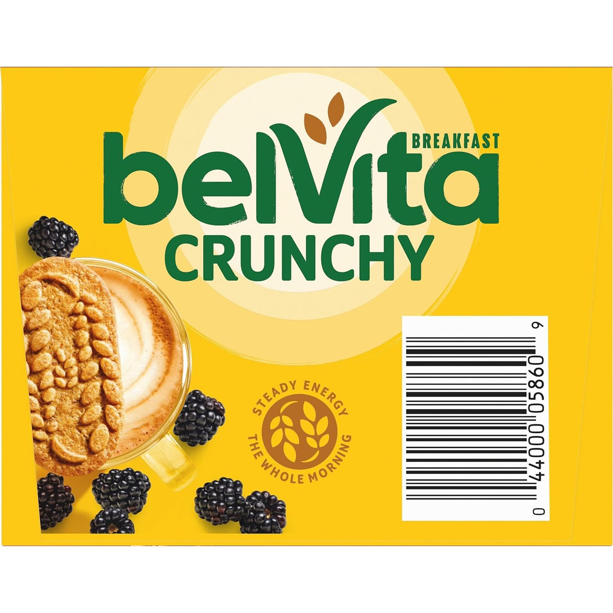 belVita Blueberry Breakfast Biscuits – After-School Snack for Hungry Kids, No HFCS or Artificial Dyes, 8 Packs