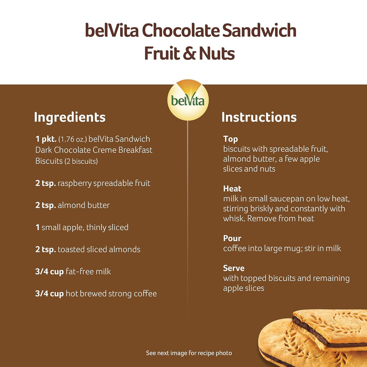 belVita Breakfast Sandwich Bars – Affordable Study Snack for the Dorm and Library, 12-Pack
