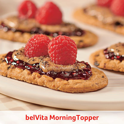 belVita Cranberry Orange Breakfast Biscuits – Road Trip Snack That Travels Without Refrigeration, 8 Packs of 4