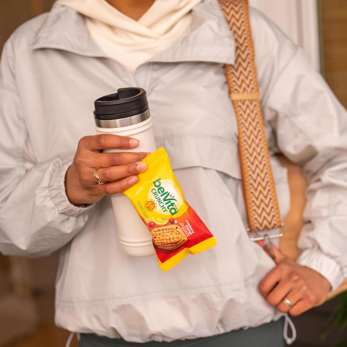 belVita Cranberry Orange Breakfast Biscuits – Road Trip Snack That Travels Without Refrigeration, 8 Packs of 4