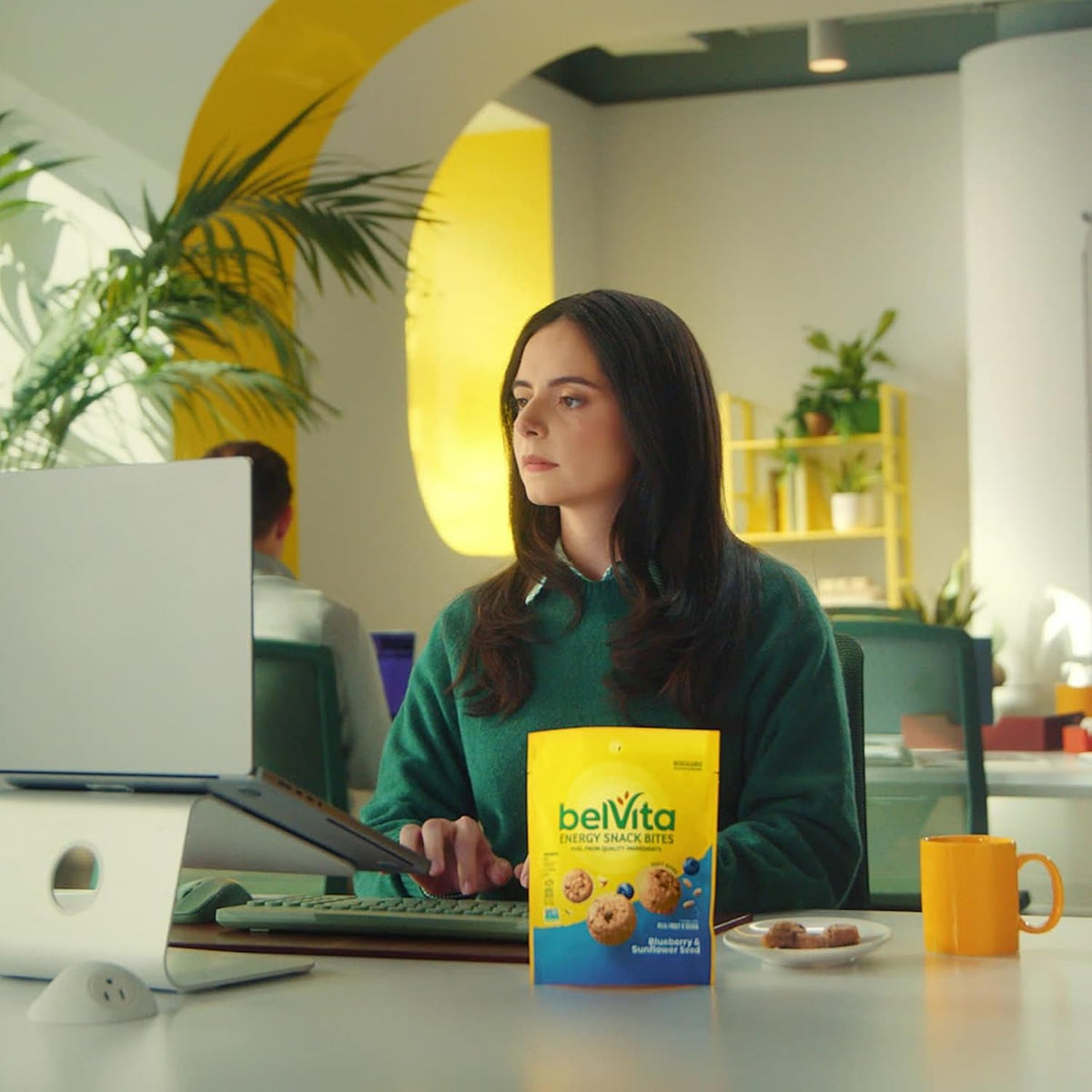belVita Energy Snack Bites Blueberry Sunflower Seed – Lunchbox Add-On for School Day Mornings